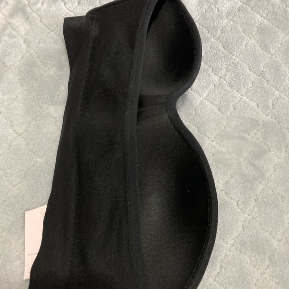 Black Strapless Bandeau Bra NWTS - Picture 4 of 8